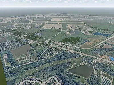 Indianapolis International Airport 3D model