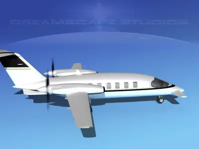 Piaggio Avanti P180 V17 3D model