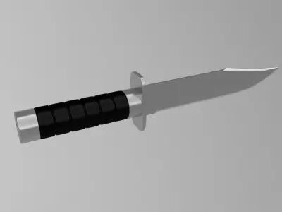 Knives pack Free low-poly 3D model
