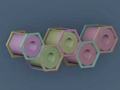 Toilet Paper Shelf - Modern Design 3D Model Free 3D model