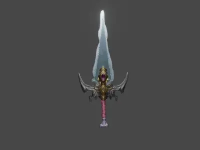 Zeloeman Sword A 49 Low-poly 3D model