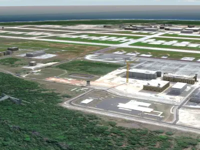 Anderson Airbase Guam 3D model