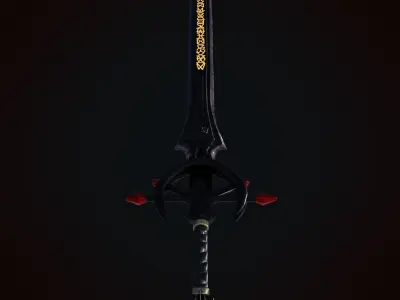 Sword of Titan Low-poly 3D model