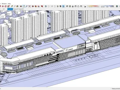 Sketchup Shopping Center 269 3D model