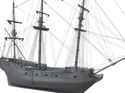 East Indian Ship 3D model