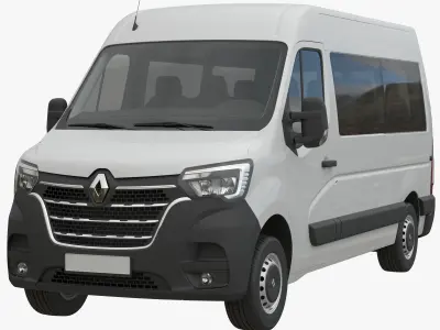 Renault Master 2020 Minibus L2H2 3D model