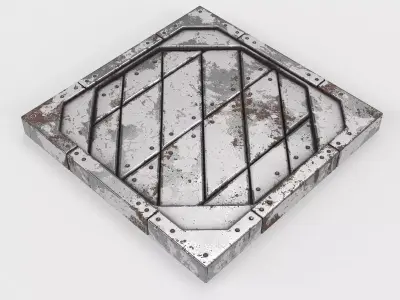 panel sci-fi 08 3D model