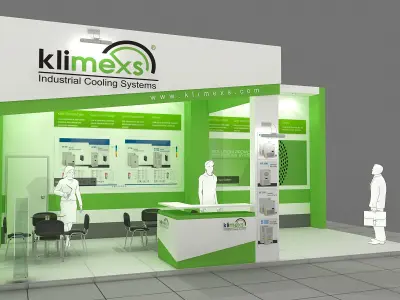 Exhibition Stand - ST0049 3D model