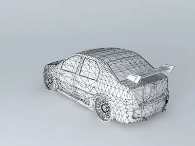 Dacia logan tuning v2 edit Free 3D model