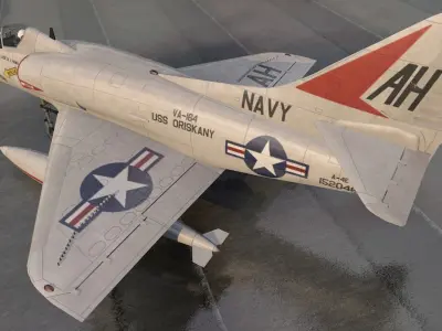 Douglas A-4E Skyhawk 3D model