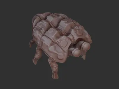 Crabs stylized 3D model
