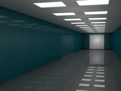 Apartment Corridor  Low-poly 3D model buy