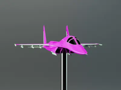 SU 34 Fullback 3D print model