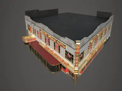 Juniors Restaurant 3D model