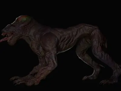 Bio Hound Free low-poly 3D model