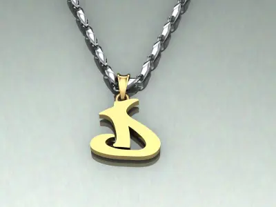 Pendant D-d1 3D print model