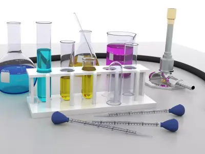 Chemistry Lab Equipment 3D model