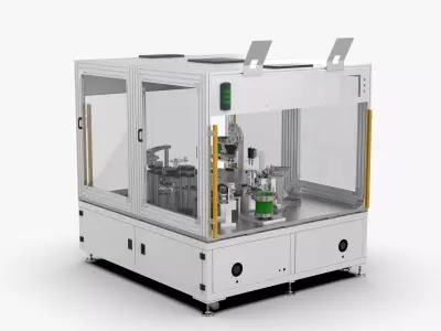 Automatic Injection Needle Assembly Dispensing Machine 3D model