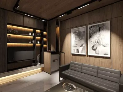 Private Lounge 3D model