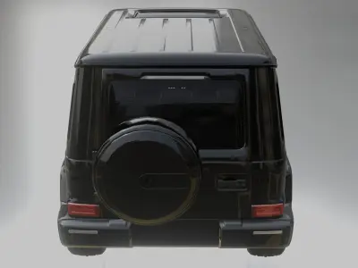 Mersedes-Benz G63 AMG Low-poly 3D model