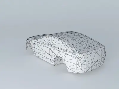 Car shell template Free 3D model