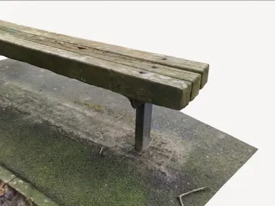 Bench 1 3D model purchase
