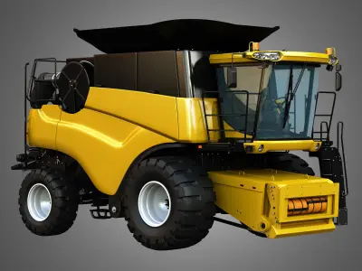 NH - CR 9070 Combine Harvester 3D model