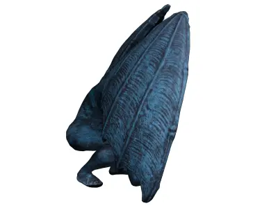 Gagoil03 statue of demon with wings 3D model