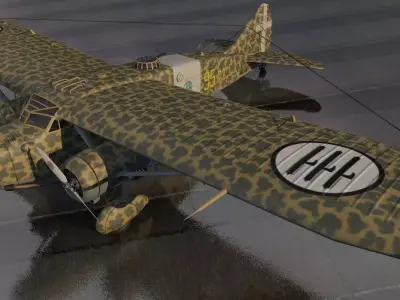 Caproni Ca-133 bis 3D model