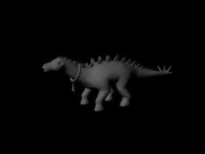 stego dinosaur 3D model