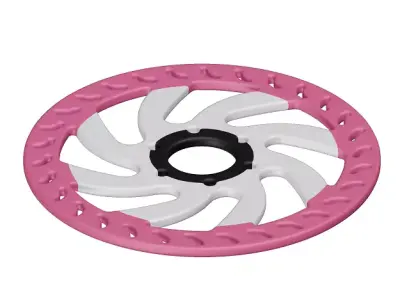 Bicycle Disc Rotor Toy 3D model