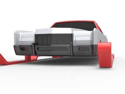 Car of Santa Scale 1 to 25 3D print model