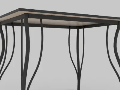 Classic table Free 3D model purchase