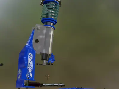 Wisefab V2 Suspension Low-poly 3D model