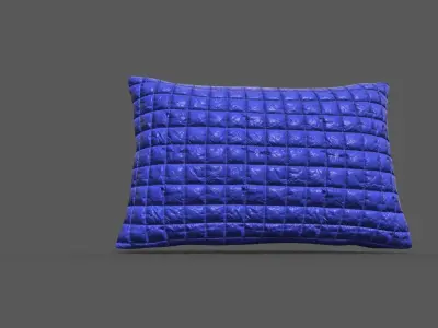 Cushion furniture Low-poly 3D model get