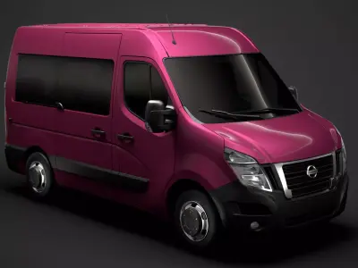 Nissan NV 400 L1H2 WindowVan 2020 3D model