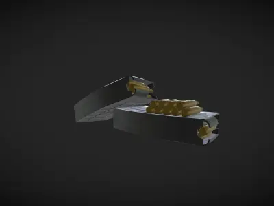 Ammo Pickup Free low-poly 3D model