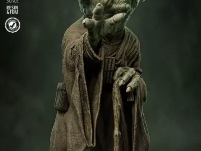 STAR WARS Yoda Bust 3D print model