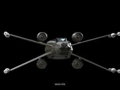 aircraf star wars x-wing fighter 3D Model Collection