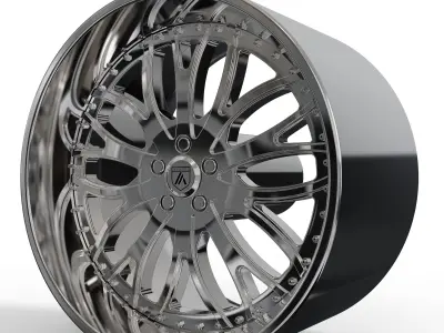 ASANTI AF147 WHEEL 3D MODEL 3D model