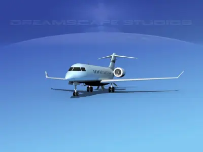 Bombardier Global Express 6000 V14 3D model