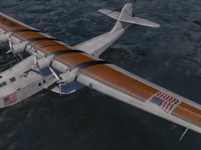 Martin M-130 China Clipper 3D model