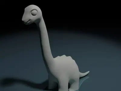 Longneck baby 3D print model