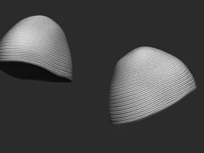 Set of Headwear Part 3 3D model