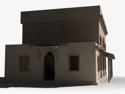 Arab x7 Low-poly 3D model