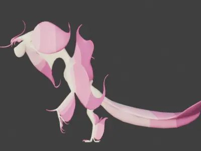 Orchid monster 3D model