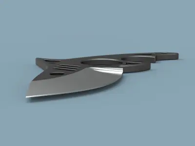 Shark knife 3D model