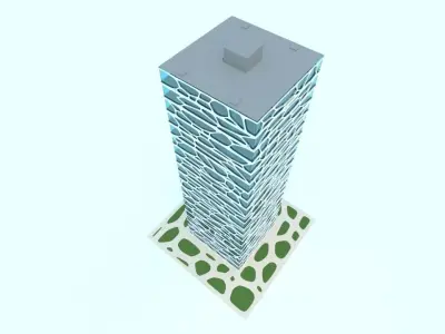 Skyscraper future 3D model