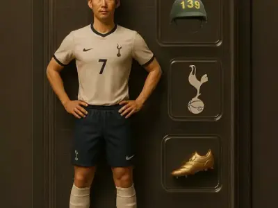 Korean GOAT Heung min Son Collectible Sculpture 3D print model