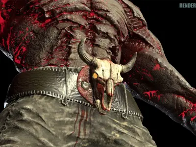 Beast Mutant Pack 2 Low-poly 3D model